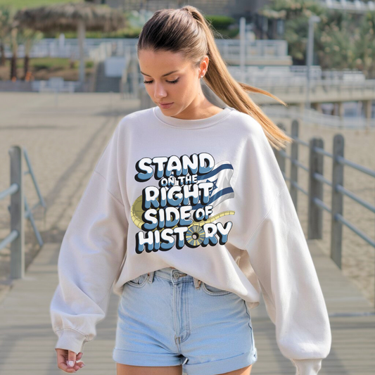 Stand on the right side of History | Classic Unisex Crewneck Sweatshirt