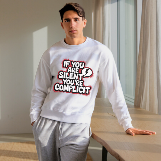 If You Are Silent You’re Complicit | Classic Unisex Crewneck Sweatshirt