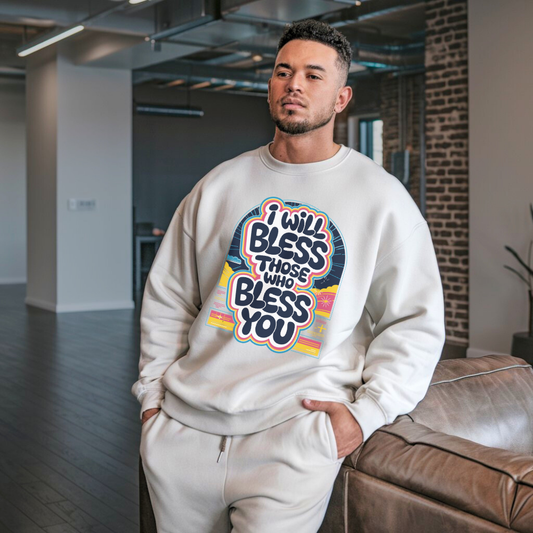 I Will Bless Those Who Bless You | Classic Unisex Crewneck Sweatshirt
