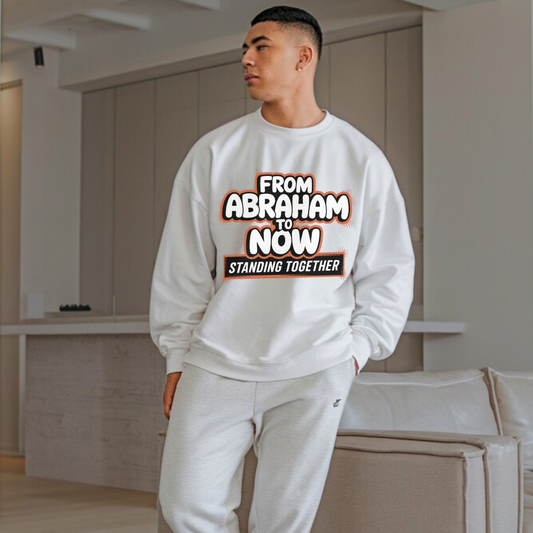 From Abraham to Now: Standing Together | Classic Unisex Crewneck Sweatshirt