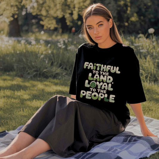 Faithful to the Land Loyal to the People | Premium Unisex Crewneck T-shirt