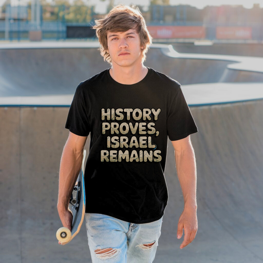 History Proves Israel Remains | Premium Unisex Crewneck T-shirt
