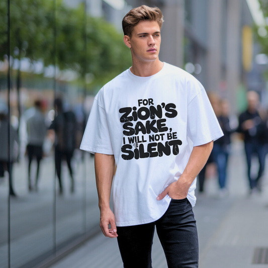 For Zion's Sake I Will Not Be Silent | Premium Unisex Crewneck T-shirt