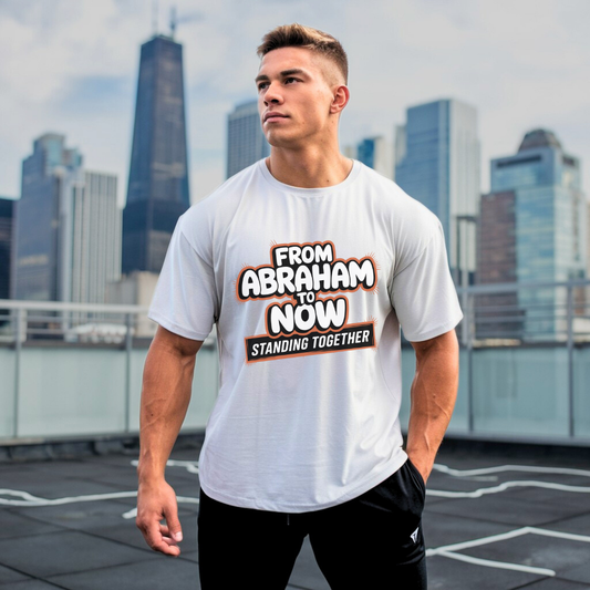 From Abraham to Now: Standing Together | Premium Unisex Crewneck T-shirt