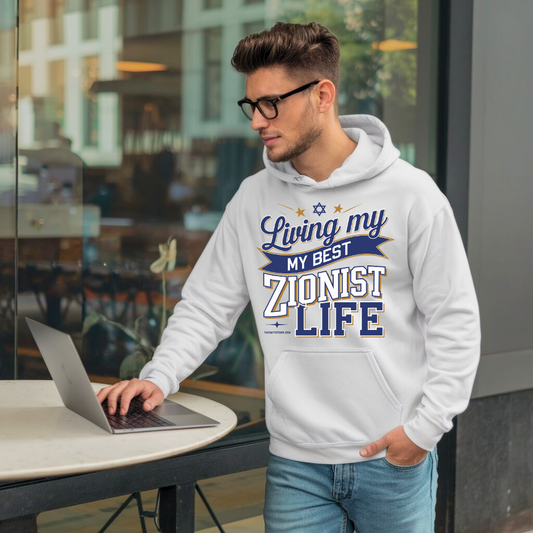 Living My Best Zionist Life | Classic Unisex Pullover Hoodie