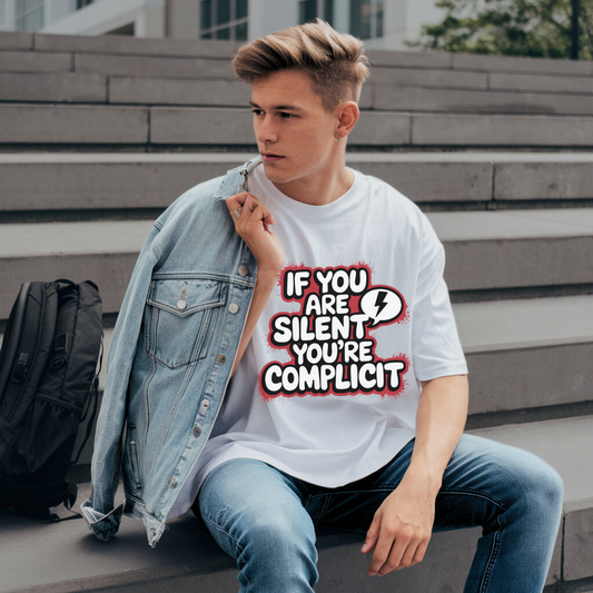 If You Are Silent You’re Complicit | Premium Unisex Crewneck T-shirt