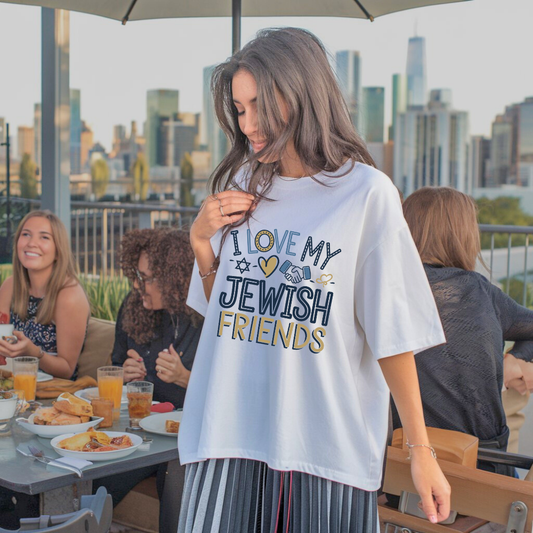I Love My Jewish Friends | Premium Unisex Crewneck T-shirt