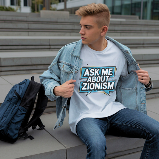 Ask Me About Zionism | Premium Unisex Crewneck T-shirt