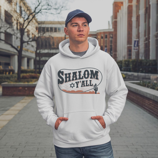 Shalom Y’all | Classic Unisex Pullover Hoodie