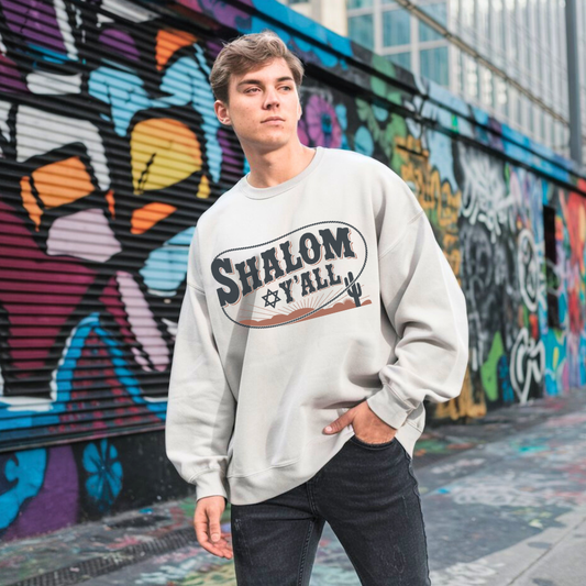 Shalom Y’all | Classic Unisex Crewneck Sweatshirt