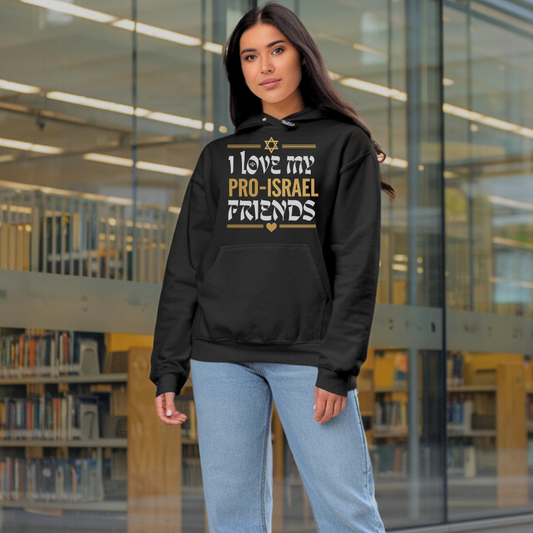 I Love My Pro-Israel Friends | Classic Unisex Pullover Hoodie