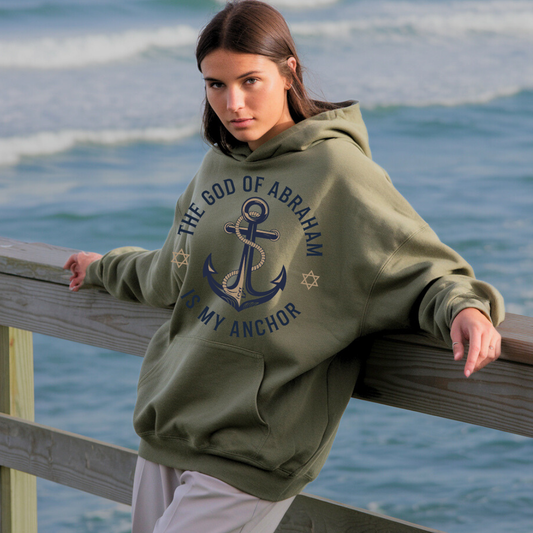 The God of Abraham is My Anchor | Classic Unisex Pullover Hoodie