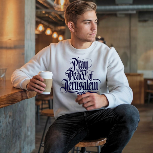 Pray for the Peace of Jerusalem | Classic Unisex Crewneck Sweatshirt