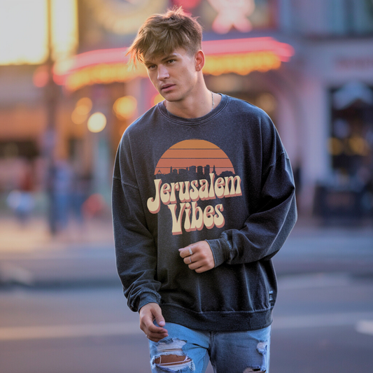 Jerusalem Vibes | Classic Unisex Crewneck Sweatshirt
