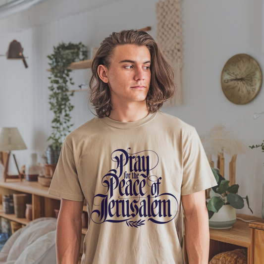 Pray for the Peace of Jerusalem | Premium Unisex Crewneck T-shirt