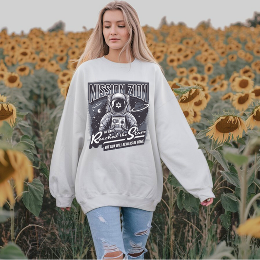 Mission Zion: We've Reached the Stars | Classic Unisex Crewneck Sweatshirt