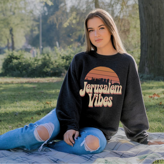 Jerusalem Vibes | Classic Unisex Crewneck Sweatshirt