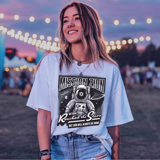 Mission Zion: We've Reached the Stars | Premium Unisex Crewneck T-shirt