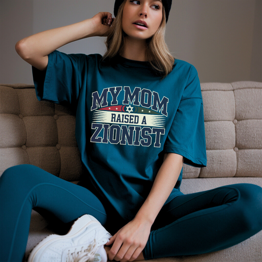 My Mom Raised a Zionist | Premium Unisex Crewneck T-shirt